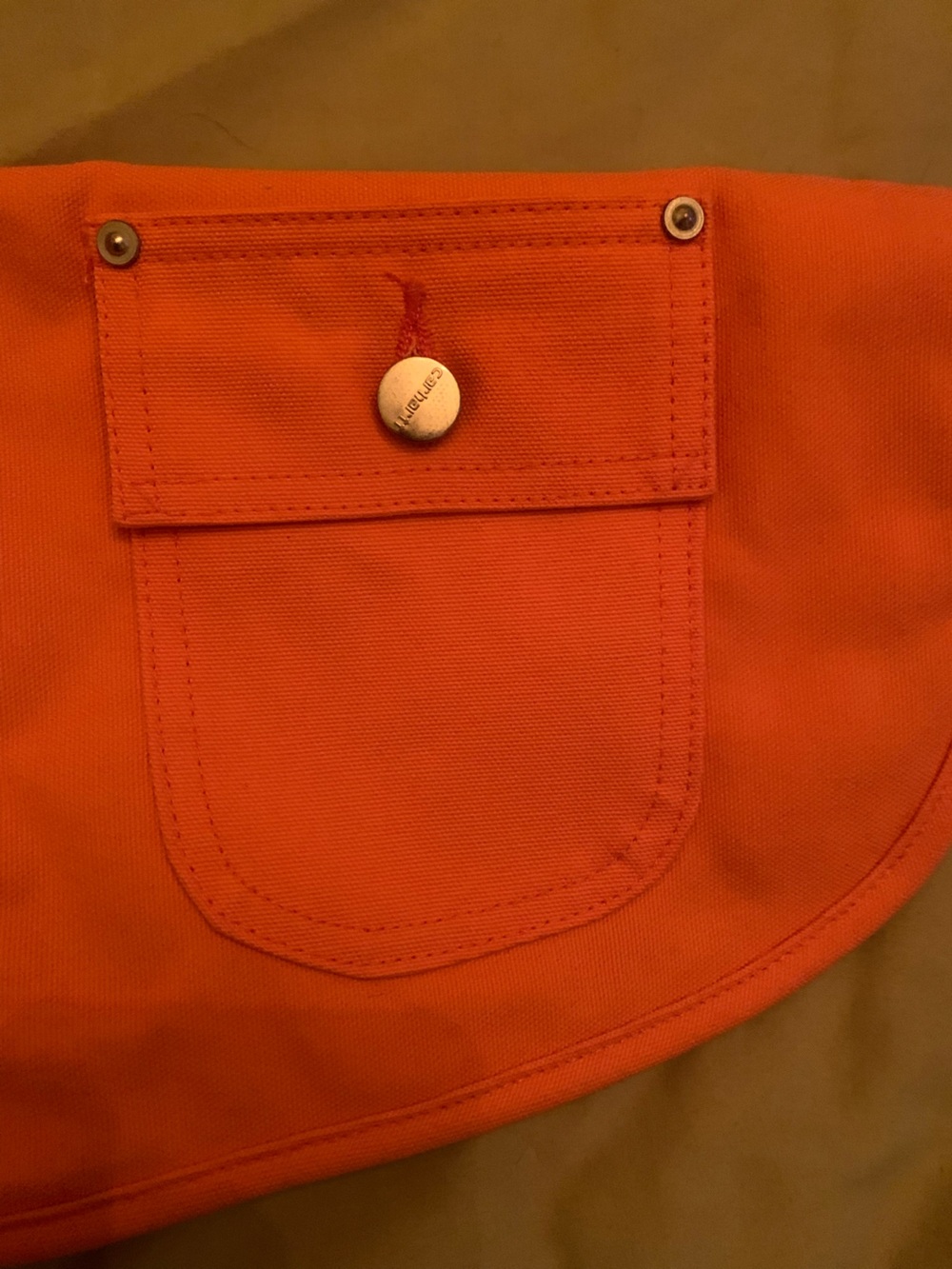 Carhartt Orange Dog Coat with Black Trim - Picture 3 of 5